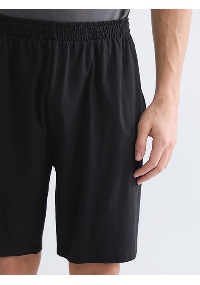 Lc Waikiki Lc Waıkıkı Siyah Standart Kalıp Erkek Pijama Alt Şort