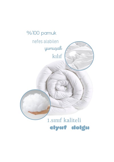 Elyaf Sepeti Kapitone Desenli Tek Kişilik Yorgan