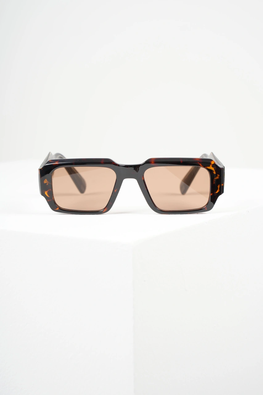 Royal Eyewear Re9888 Leopar Unısex Güneş Gözlüğü Siyah - Mavi