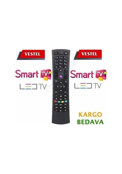 Mor Tuşlu Vestel Uyumlu Tv Televizyon Kumandası