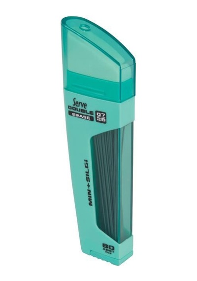 Serve Double Erase 0.7 Mm Nane Yeşil - Min & Silgi