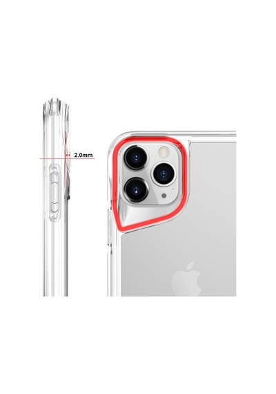 Apple Uyumlu iPhone 11 Pro Uyumlu Zore T-max Kılıf-renksiz Renksiz -