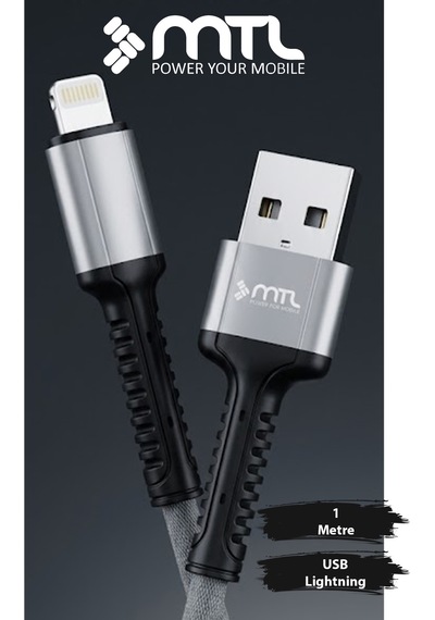 3.4 A Ultra Hızlı Lightning To Usb Güçlendirilmiş Hasır Örgü Ultra Şarj Ve Data Kablosu Mt2411