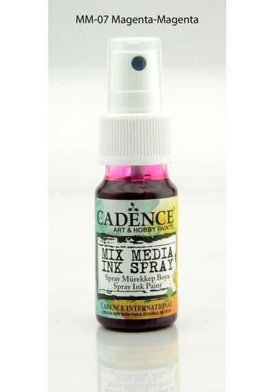 Cadence Mix Media Ink Sprey Mürekkep Boyası 25Ml - Mm07 Magenta