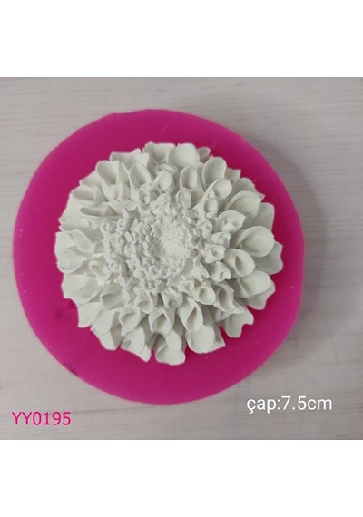Yy0195 Krizantem Çiçek Silikon Kalıp