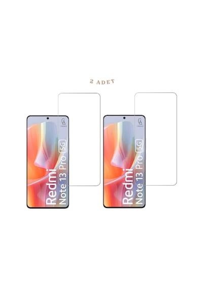 Xiaomi Redmi Note 13 Pro 5g Uyumlu Ekran Koruyucu Şeffaf Temperli Kırılmaz Cam Ekran Koruyucu 2 Adet