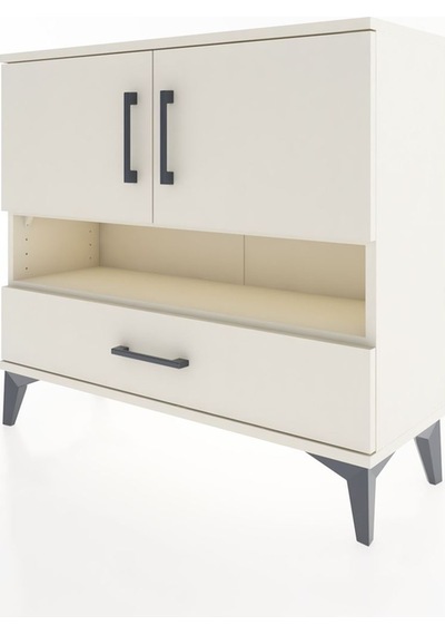 Arges Şifonyer 3 Raflı Tek Çekmeceli 2 Kapaklı 88x30x80 Aytaş... Aytaşı Arges Şifonyer 3 Raflı Tek Çekmeceli 2 Kapaklı 88x30x80 Aytaş... Aytaşı