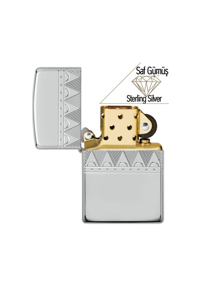 Zippo 26 Ss Diamond Pattern Design Çakmak
