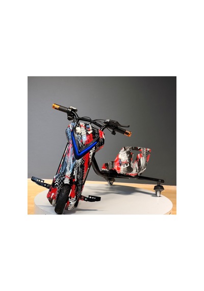 36v 350w Elektrikli Drift Scooter 3 Hızlı 25 Km/h 100 Kg Taşıma Kapasiteli Bordo Bordo
