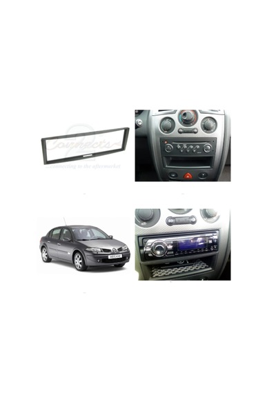 Renault Megane 2 İle Uyumlu 2003-2009 1-dın Teyp Çerçevesi