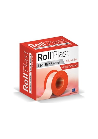 Roll Plast Bez Yapışkanlı Flaster 2.5 CM x 5 M