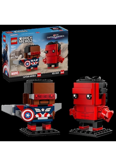 Lego 40668 Kaptan Amerika Ve Red Hulk Figürleri