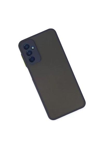 Newface Samsung Galaxy M13 Kılıf Montreal Silikon Kapak - Lacivert