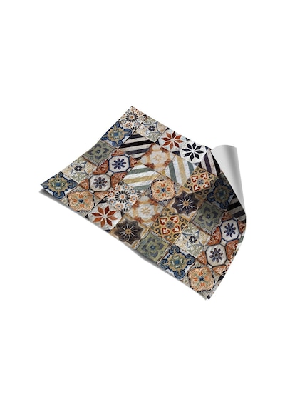 Mutfak Tezgah Arası Kendinden Yapışkanlı Folyo Kaplama Eskitme Taş Desen 60cm X 100cm