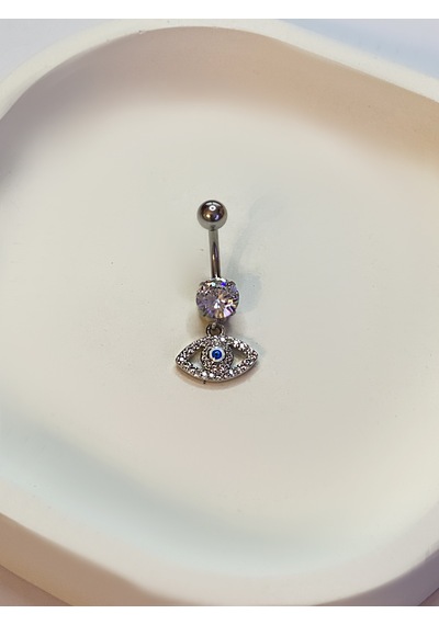 Kadın Göz Model Sallantılı Çelik Piercing