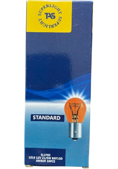 12v 1016 21/5w Cıft Duy Çapraz Tırnak Turuncu Ampul