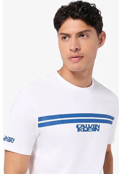 Jeans Beyaz Erkek T-shirt Lv04re811gyaa Ss 20s 5am Ck Racer Beyaz