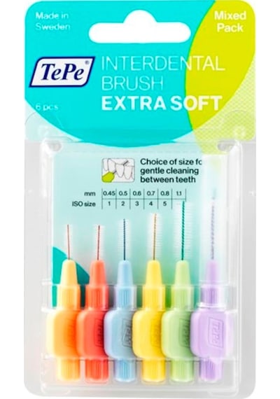 Tepe Extra Soft Arayüz Fırçası 6'lı Karışık