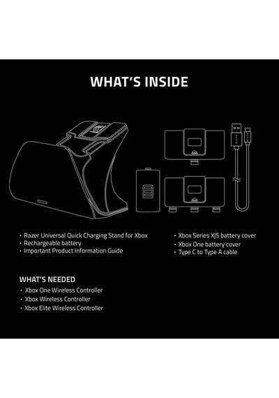 Razer Universal Quick Charging Stand Xbox Series X/s Ve One Uyumlu Hızlı Şarj Standı - Teşhir