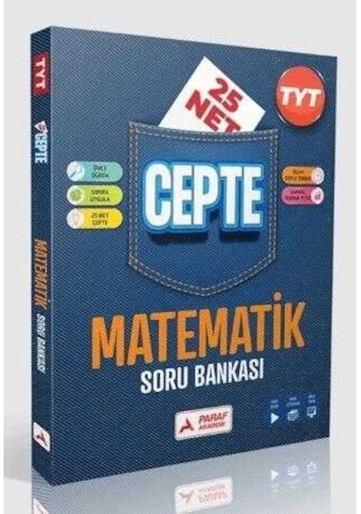 Paraf Tyt Matematik Soru Bankası - 25 Net Cepte Soru Bankası