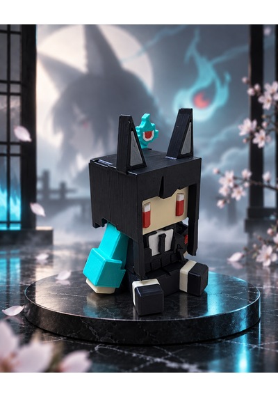 Hoshimi Miyabi Zenless Zone Zero Mini Anime Figür Pixel Art 3d Baskı Masaüstü Dekoratif Süs Zzz