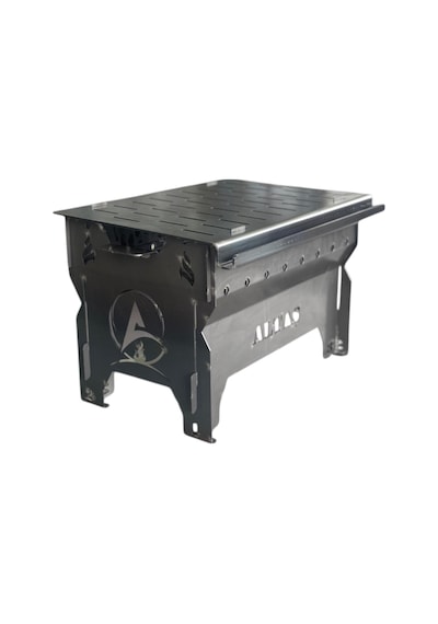 Altaş Mangal 2 Mm El Yapım Mangal Taşımalı Sökmeli Mangal Soba Inox