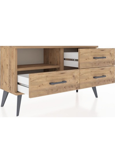 Arges Şifonyer Tek Raflı 3 Çekmeceli 88x30x48 Çam-çam Çam Arges Şifonyer Tek Raflı 3 Çekmeceli 88x30x48 Çam-çam Çam