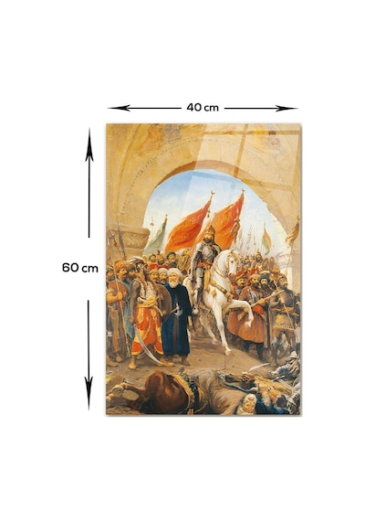 Fatih Sultan Mehmet Fsm Cam Tablo Fatih'in İstanbul'u Fethi