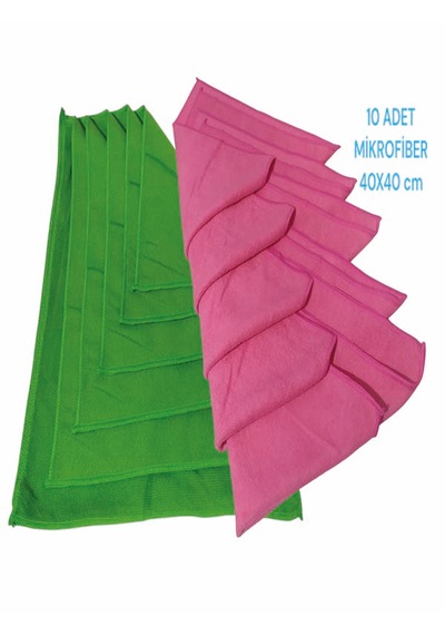 Mikrofiber Temizlik Bezi Çok Amaçlı Sık Dokumalı 10 Adet