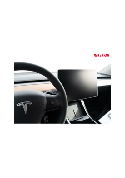 Tesla Model 3 Ve Model Y Navigasyon Ve Multimedya Uyumlu Mat Ekran Koruyucu