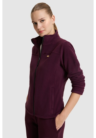 U.S. Polo Assn. Kadın Bordo Örme Hırka 50329022-vr180 Dark Plum