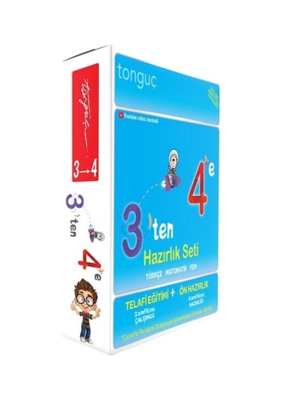 Tonguç Yayınları 3'ten 4'e Hazırlık  Seti