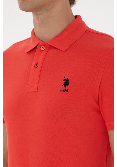 U.S. Polo Assn. Erkek Kırmızı Basic Tişört 50298041-VR213