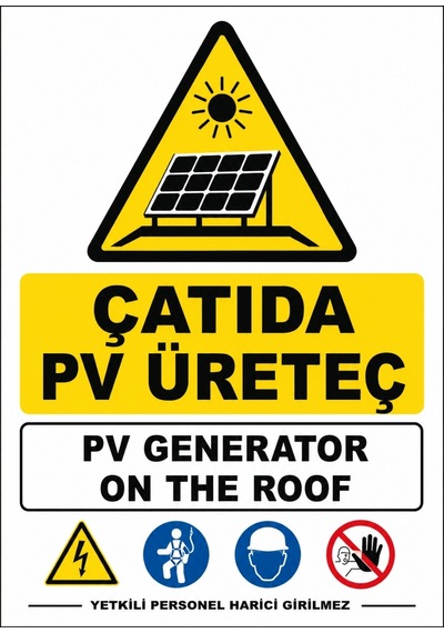 Çatıda Pv Üreteç 50x70cm Pvc Isg Levha