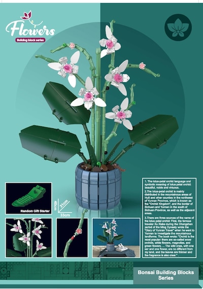 Blok Çiçek 712 Parça Lotus