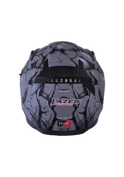 Fazer Ece 22.R06 Double Vizörlü Full Face Motorsiklet Kaskı Fantastic Çok Renkli