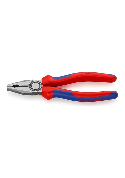 Knipex Kombine Pense Siyah Attramentize, Çok Bileşenli Saplı 180 Mm 03 02 180