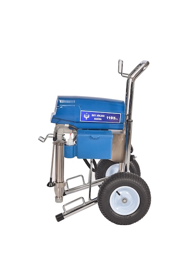 İbey Airless Makina T-1195 Pro Tekerlekli Airless Boya Saten Alçı Makinesi