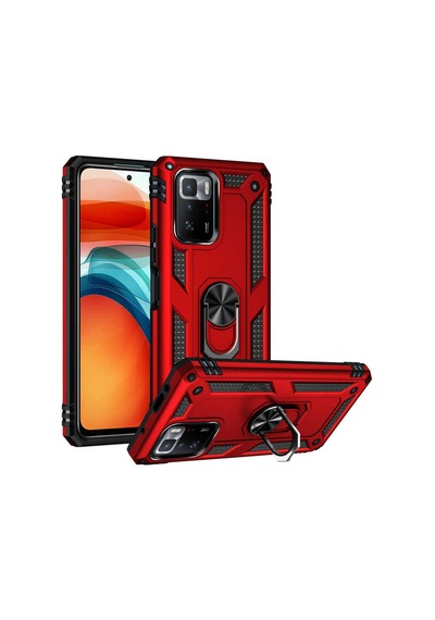 Xiaomi Poco X3 Kılıf Zore Vega Kapak Kırmızı