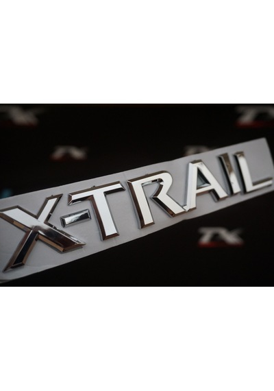 Nissan x-Trail Krom 3M 3D Abs Bagaj Yazı Logo Amblem