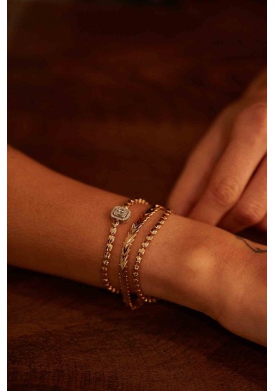 Reis Kuyumculuk t1927 Grande Frame Bangle Altın Bilezik