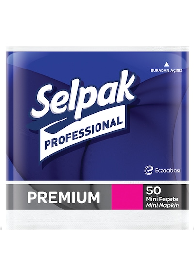 Selpak Professional Premium Mini Peçete 50'li 24 x 24 CM