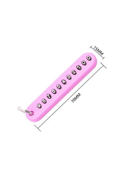 Mini Anahtarlık Çok Amaçlı Numaratör Açık Gri