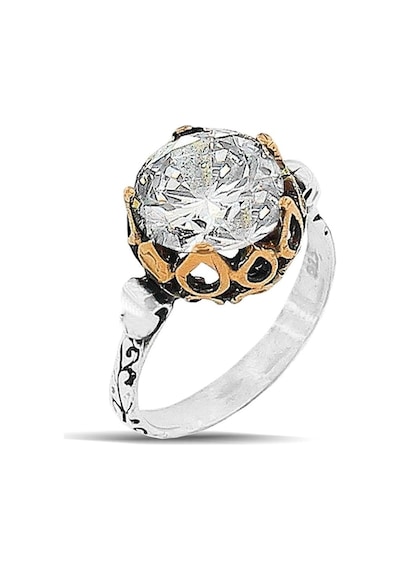 Söğütlü Silver Gümüş Zirkon Tek Taşlı Otantik Yüzük