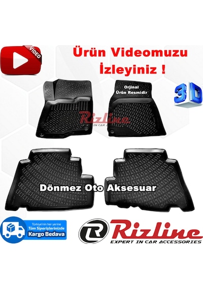 Chevrolet Captiva 3D Paspas Havuzlu Siyah 2007-2014 Arası Rizline N11.9181