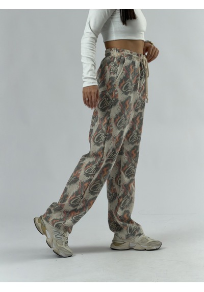 Cocopelli Chef Baggy Kadın Pantolon Coc3483 Desenli