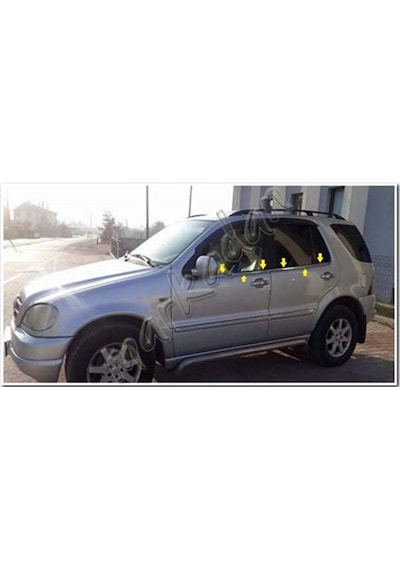 Db Chrome Mercedes Ml Klasse W163 Cam Çıtası Nikelajı 1998-2005  6