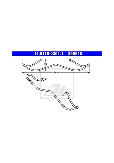 Ate 11811603011 Fren Kaliper Yayı Ford Cougar Ec 98 01 Ford