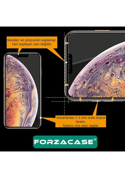 Forzacase Xiaomi Mi 13t Pro İle Uyumlu Temperli Kırılmaz Cam Ekran Koruyucu - Fc002 Şeffaf