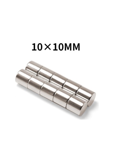 Silindir Süper Güçlü Neodyum Mıknatıs 5 Adet Çap 10mm X Kalınlık